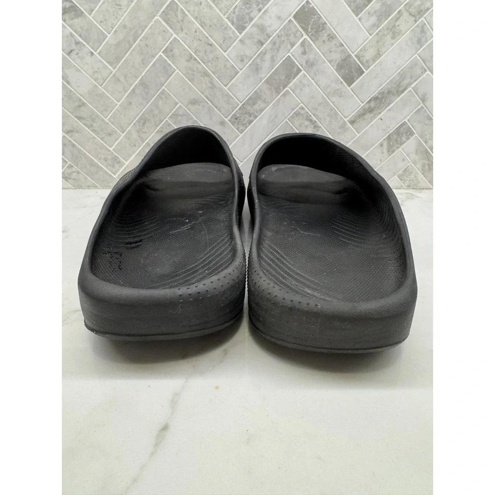Nike Jordan Post Slides Sandals Mens 11 Triple Black Foam Comfort Slip On 400292